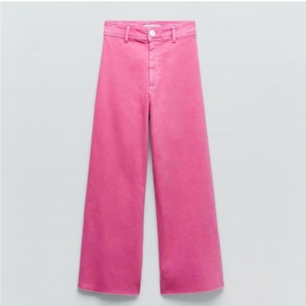 Zara Pink Flare Women's Jeans